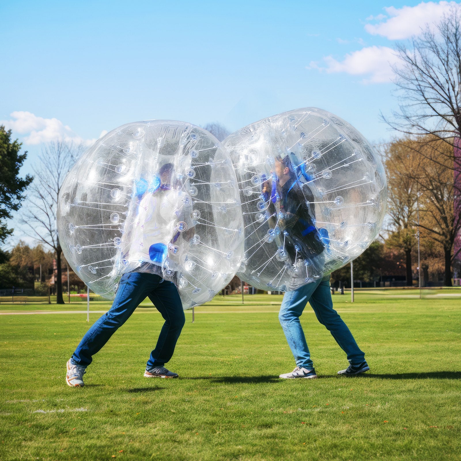 Inflatable Bumper Ball 1-Pack, 4FT/1.2M Body Sumo Zorb Balls for Teen & Adult, 0.8mm Thick PVC Human Hamster V952-QSNKCQPPQZJ46BYX0V0
