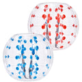 Inflatable Bumper Balls 2-Pack, 4FT/1.2M Body Sumo Zorb Balls for Teen & Adult, 0.8mm Thick PVC Human Hamster V952-QSNKCQPPQZJ46REPAV0