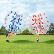 Inflatable Bumper Balls 2-Pack, 4FT/1.2M Body Sumo Zorb Balls for Teen & Adult, 0.8mm Thick PVC Human Hamster V952-QSNKCQPPQZJ46REPAV0