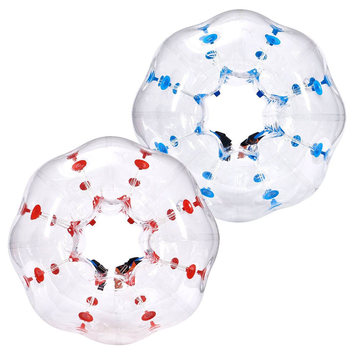 Inflatable Bumper Balls 2-Pack, 4FT/1.2M Body Sumo Zorb Balls for Teen & Adult, 0.8mm Thick PVC Human Hamster V952-QSNKCQPPQZJ46REPAV0