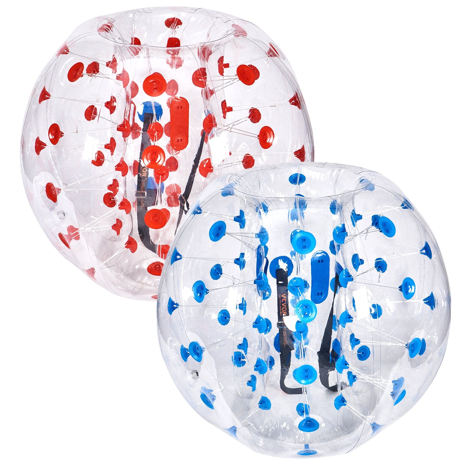 Inflatable Bumper Balls 2-Pack, 4FT/1.2M Body Sumo Zorb Balls for Teen & Adult, 0.8mm Thick PVC Human Hamster V952-QSNKCQPPQZJ46REPAV0