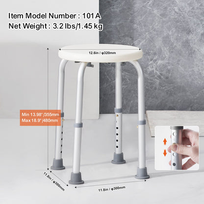 Shower Chair for Inside Shower, Adjustable Height Shower Stool, Non-Slip Bench Bathtub Seat Stool for Elderly V952-QTLYZYYXFFLHUCI91V0