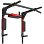 Multifunctional Pull Up Bar, Wall Mounted Chin Up Bar Dip Station for Home Gym, Heavy Duty Steel Upper Body V952-QTYTXSJBGSDG88IUW001V0