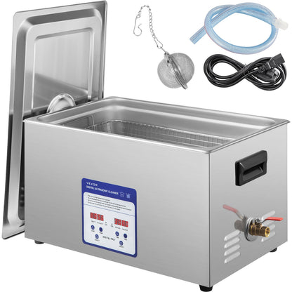 Digital Ultrasonic Cleaner 30L Ultrasonic Cleaning Machine 40kHz Sonic Cleaner Machine 316 & 304 Stainless V952-QX30L316-220VBWIVV3