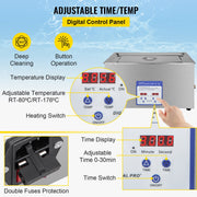Digital Ultrasonic Cleaner 30L Ultrasonic Cleaning Machine 40kHz Sonic Cleaner Machine 316 & 304 Stainless V952-QX30L316-220VBWIVV3