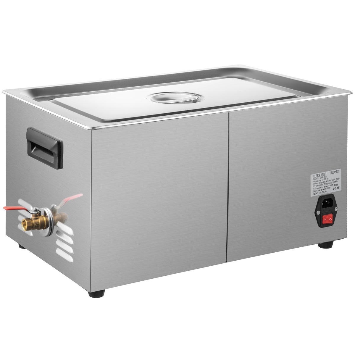 Digital Ultrasonic Cleaner 30L Ultrasonic Cleaning Machine 40kHz Sonic Cleaner Machine 316 & 304 Stainless V952-QX30L316-220VBWIVV3