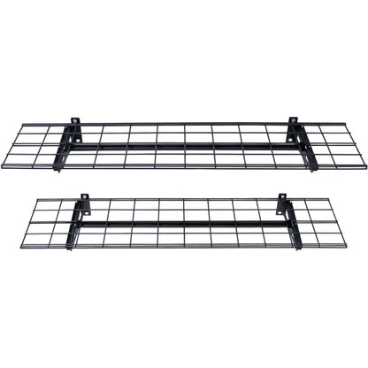 Garage Storage Shelving, 2 Pack, 48 x 12 in Heavy Duty Garage Shelves Wall Mounted, 400 lbs Load V952-QXCKGBDHSSC48L638V0