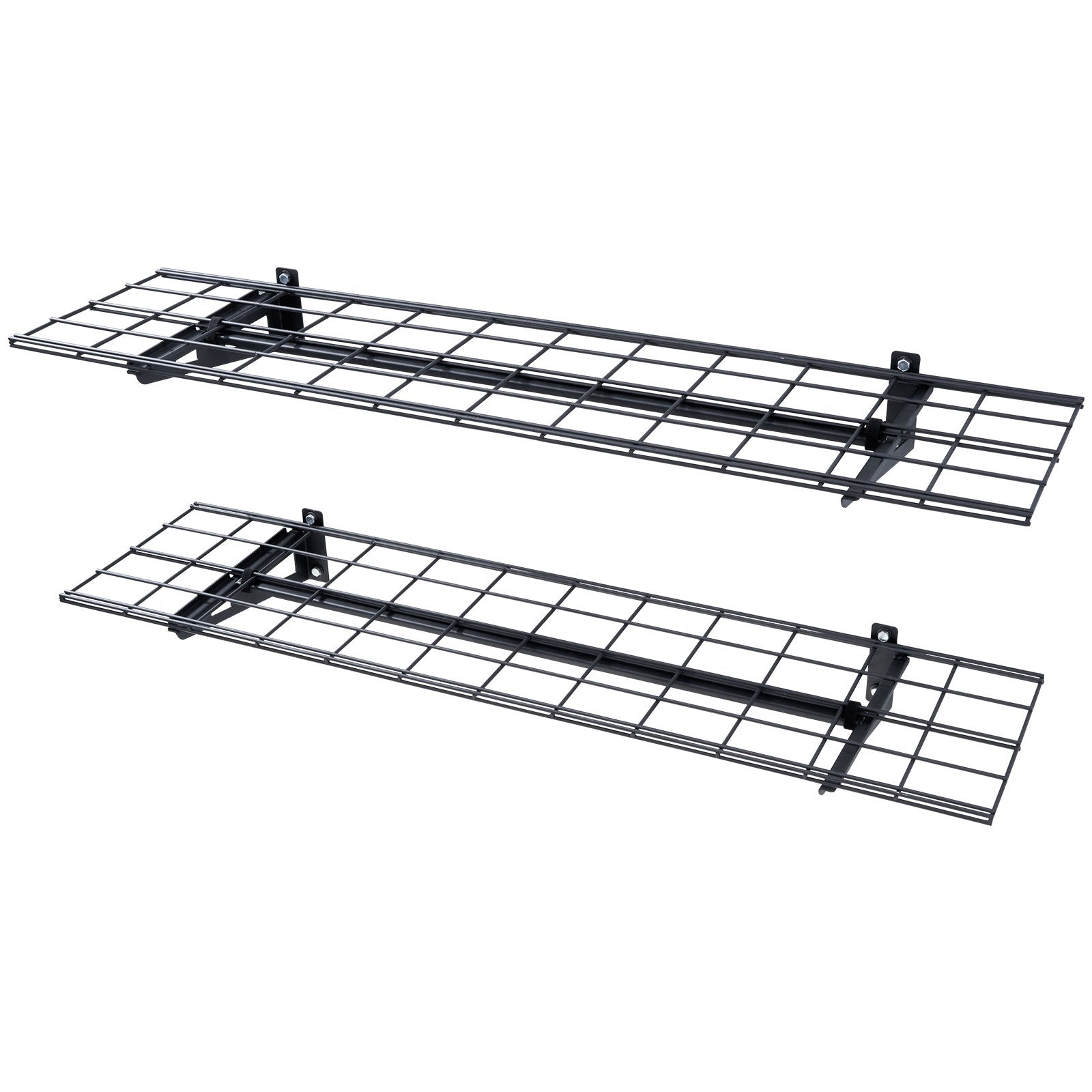 Garage Storage Shelving, 2 Pack, 48 x 12 in Heavy Duty Garage Shelves Wall Mounted, 400 lbs Load V952-QXCKGBDHSSC48L638V0