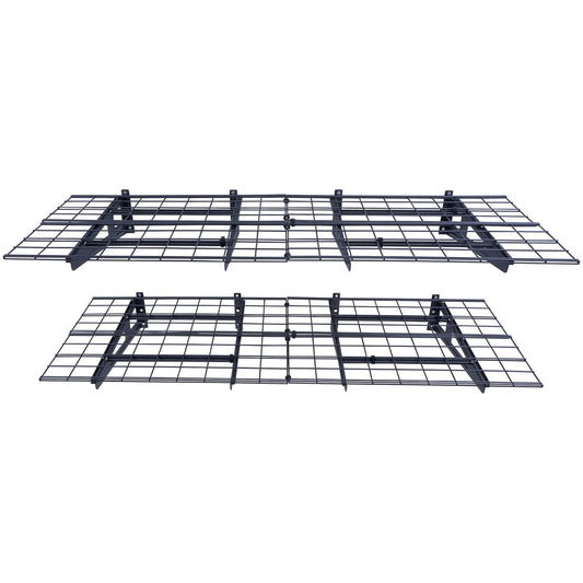 Garage Storage Shelving, 2 Pack, 183 x 61 cm Heavy Duty Garage Shelves Wall Mounted, 454 kg Load V952-QXCKGBDHSSC725OF5V0