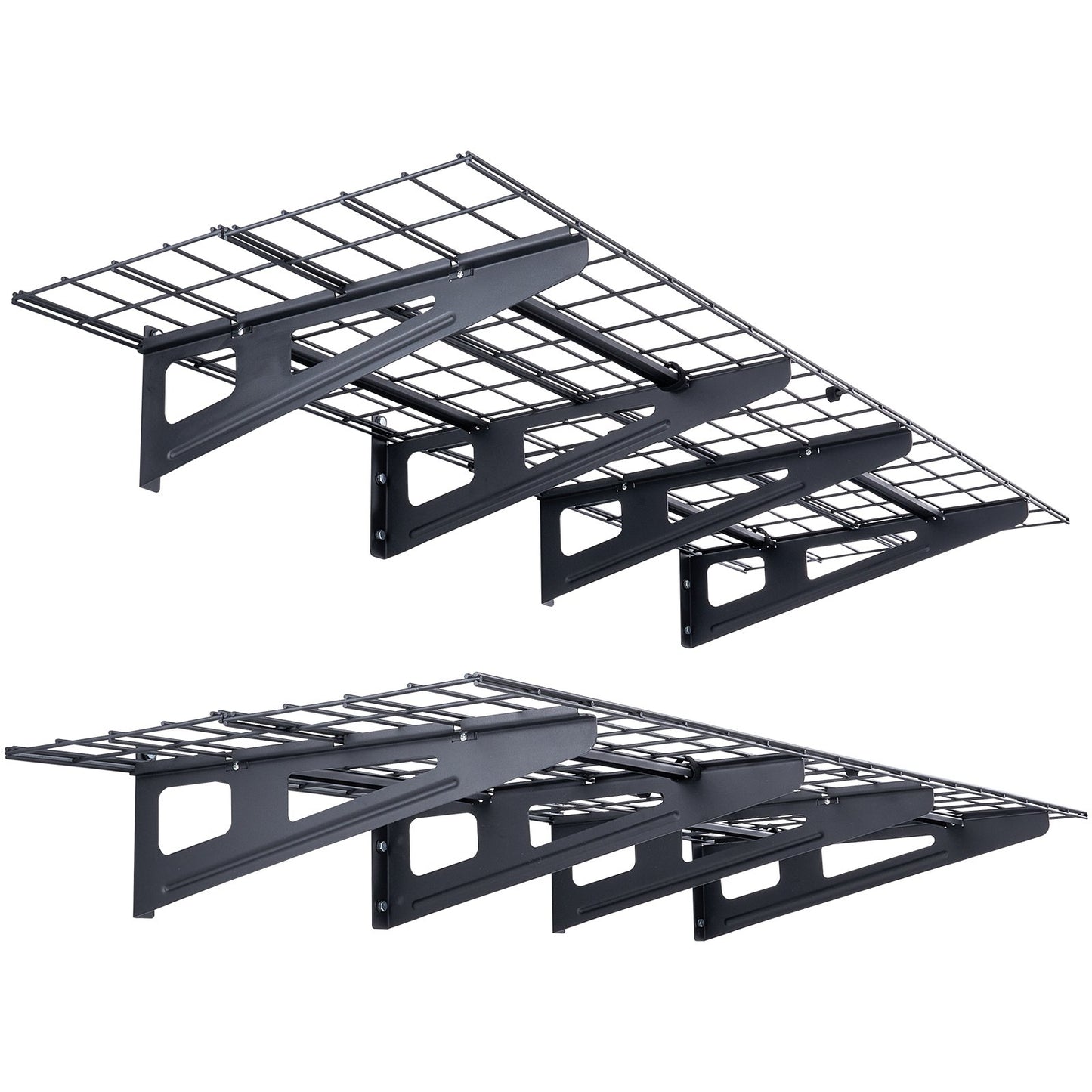 Garage Storage Shelving, 2 Pack, 183 x 61 cm Heavy Duty Garage Shelves Wall Mounted, 454 kg Load V952-QXCKGBDHSSC725OF5V0