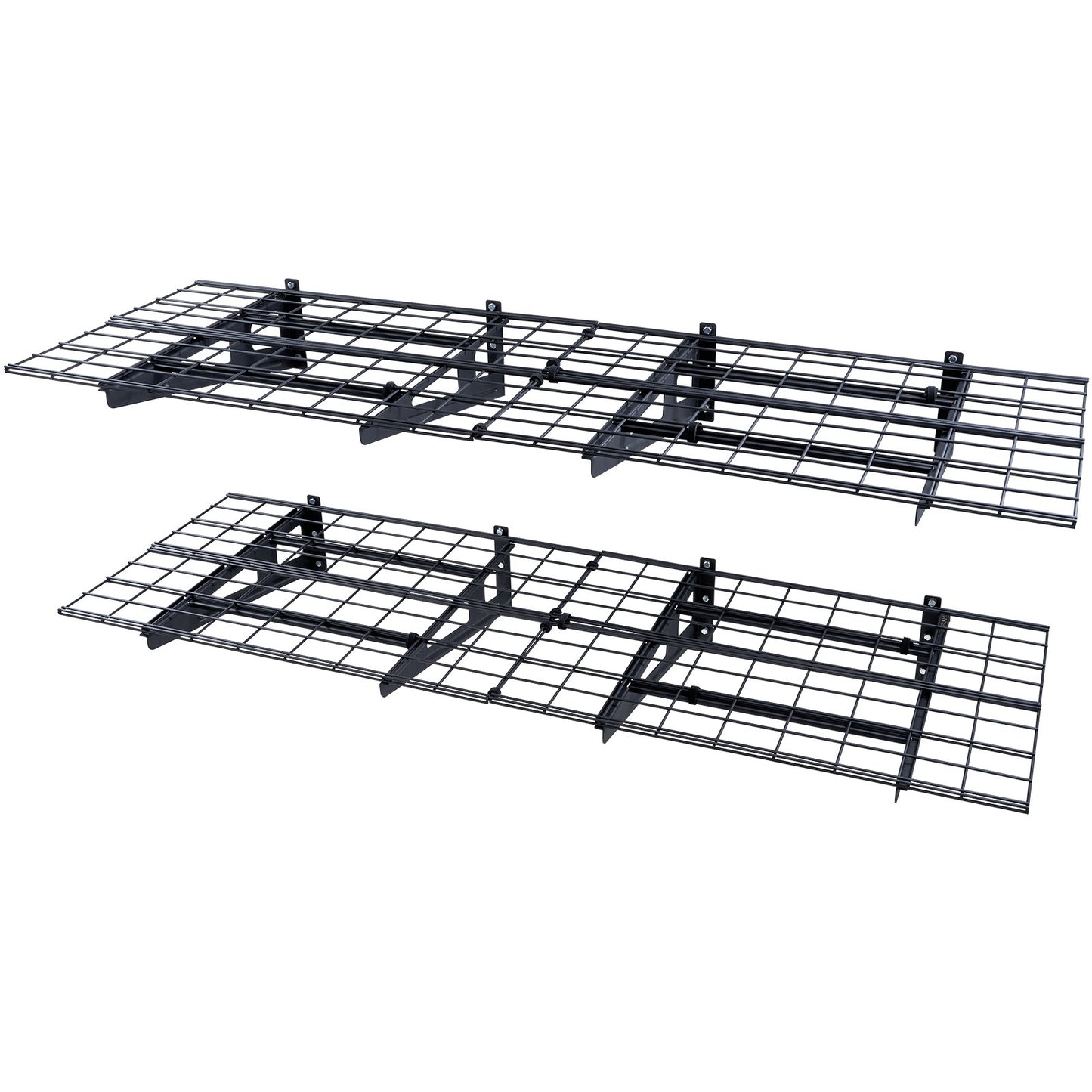 Garage Storage Shelving, 2 Pack, 183 x 61 cm Heavy Duty Garage Shelves Wall Mounted, 454 kg Load V952-QXCKGBDHSSC725OF5V0