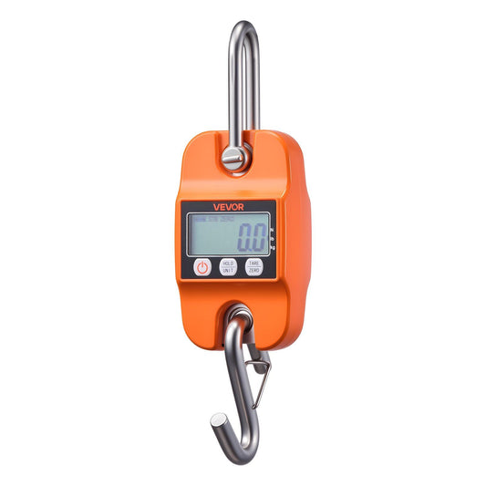 Digital Crane Scale, 880 lbs/400 kg Max Capacity, Handheld Hanging Scale with Cast Aluminum Case & LCD V952-QXDCDZK50GSL39EAN001V9