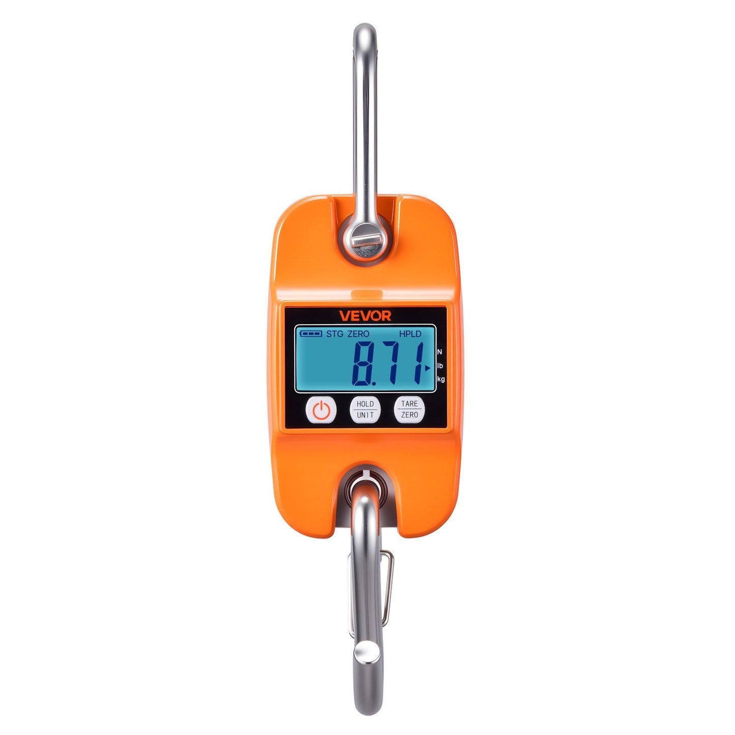 Digital Crane Scale, 880 lbs/400 kg Max Capacity, Handheld Hanging Scale with Cast Aluminum Case & LCD V952-QXDCDZK50GSL39EAN001V9