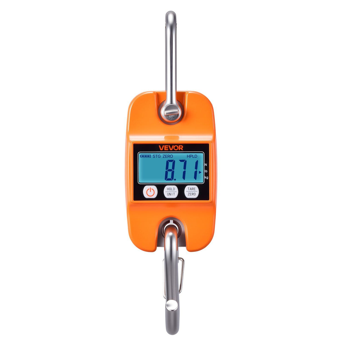 Digital Crane Scale, 880 lbs/400 kg Max Capacity, Handheld Hanging Scale with Cast Aluminum Case & LCD V952-QXDCDZK50GSL39EAN001V9