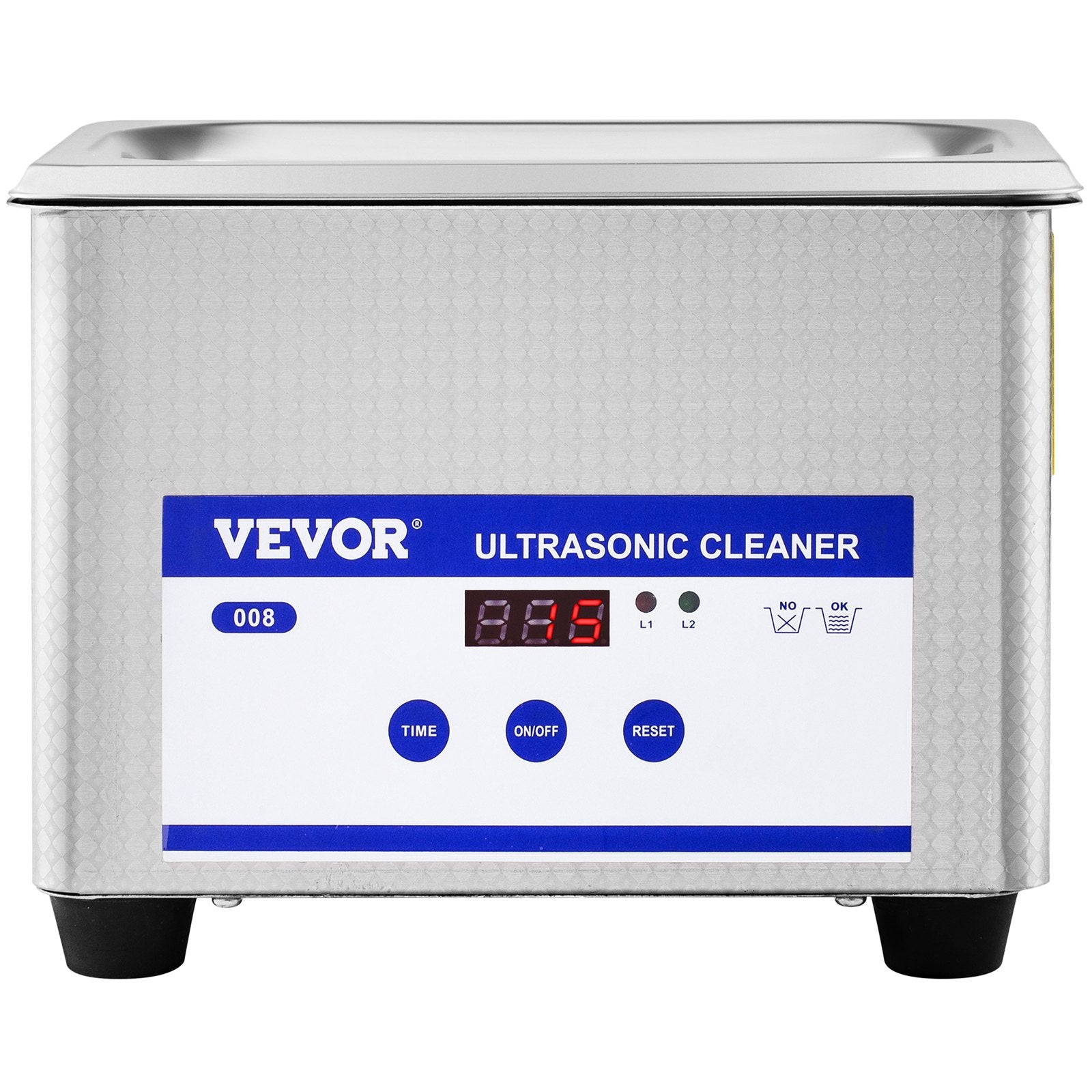 0.8L Professional Ultrasonic Cleaner 304 Stainless Steel Digital Lab Ultrasonic Cleaner with Timer for V952-QXJ0.8LCSB0000001V3