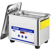 0.8L Professional Ultrasonic Cleaner 304 Stainless Steel Digital Lab Ultrasonic Cleaner with Timer for V952-QXJ0.8LCSB0000001V3