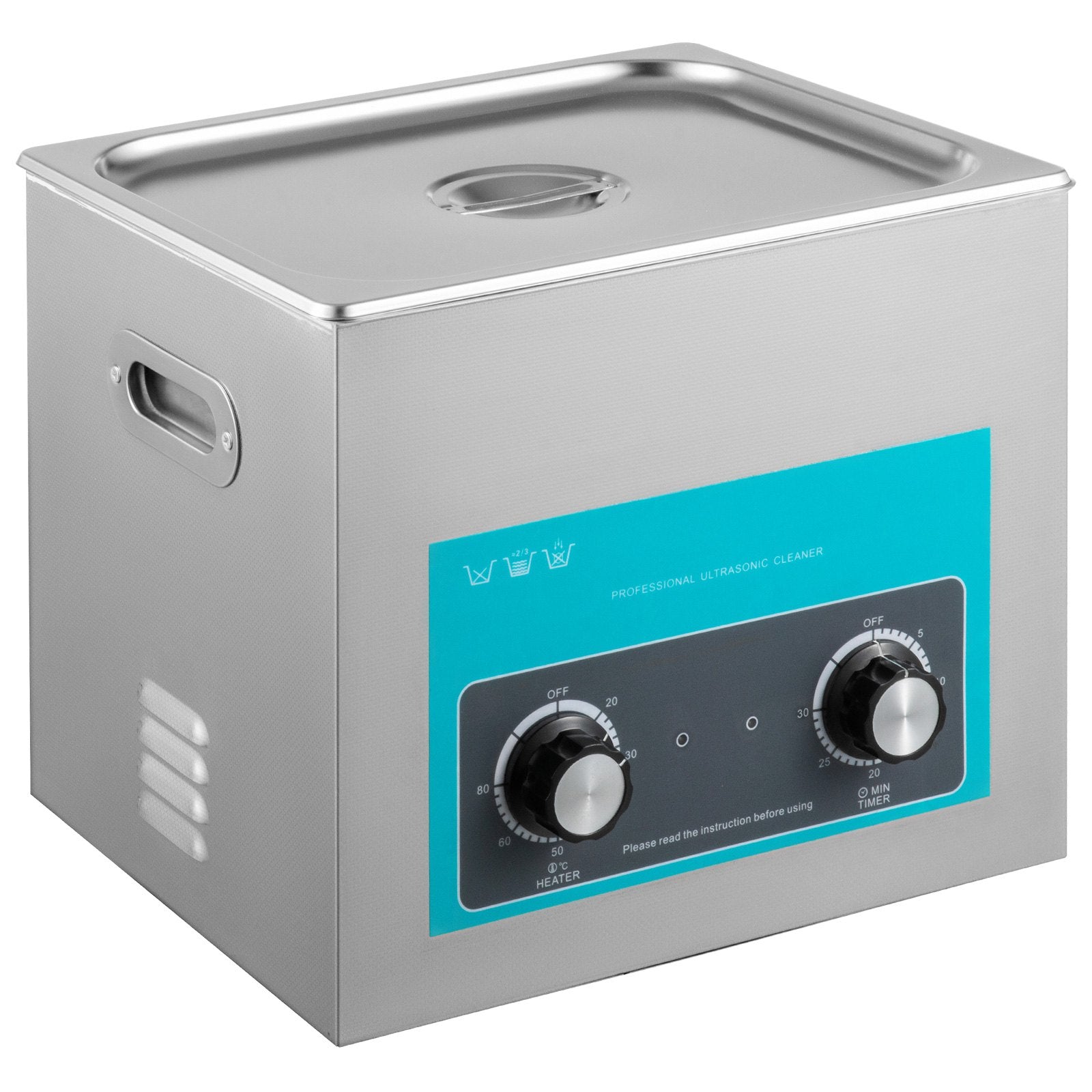 Ultrasonic Jewelry Cleaner with Heater Timer for Cleaning Eyeglass Rings Dentures Music Instruments V952-QXJ10LXNS00000001V3
