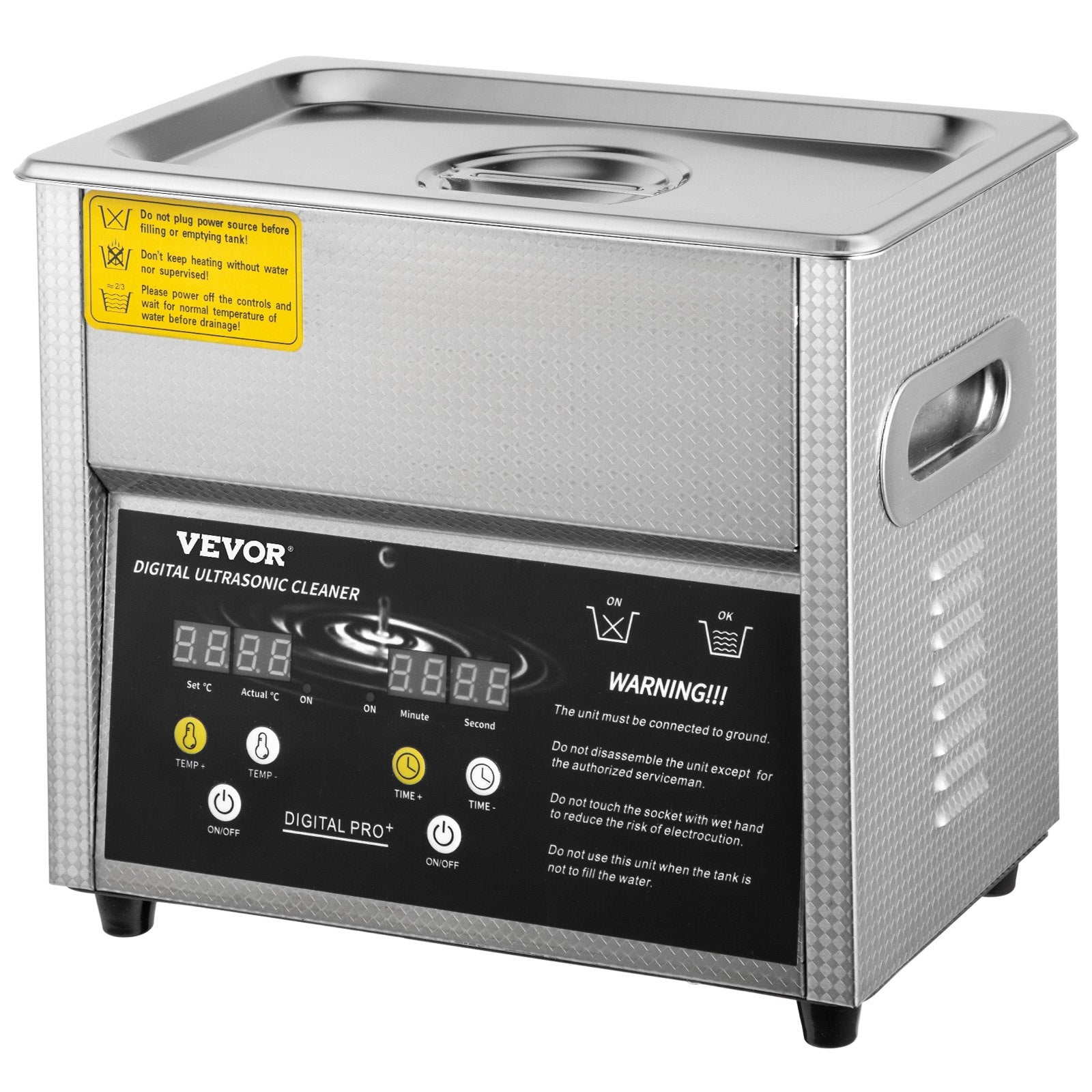 Digital Ultrasonic Cleaner 3L Ultrasonic Cleaning Machine 220V 50kHz Sonic Cleaner Machine 304 Stainless V952-QXJ3LNXMHMBAC0001V3