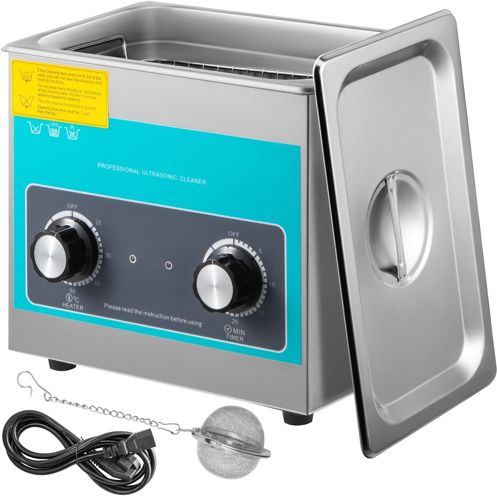 Knob Ultrasonic Cleaner 3L 40kHz Ultrasonic Cleaning Machine Knob Control Sonic Cleaner 304 Stainless Steel V952-QXJSXNQXJ3L000001V3