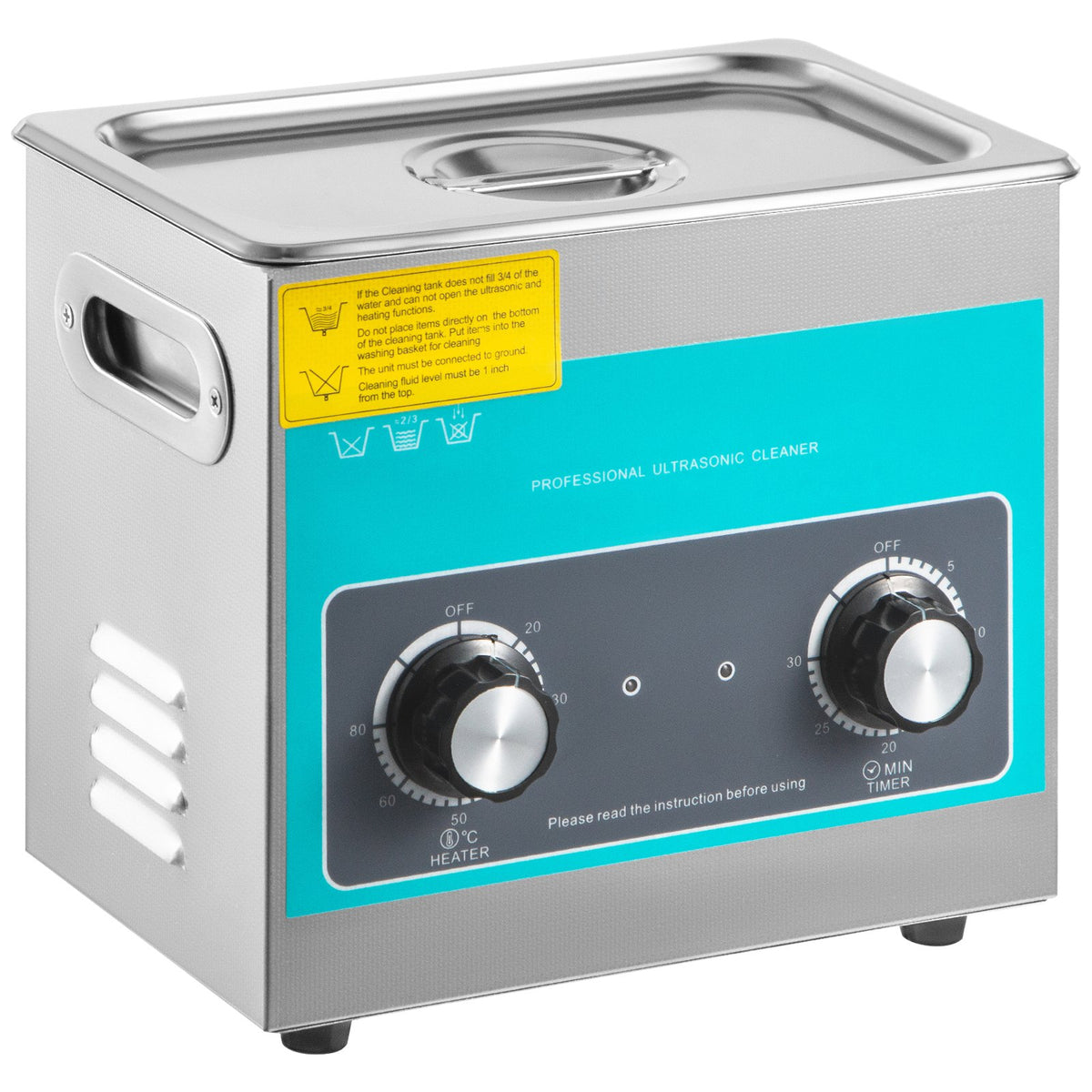 Knob Ultrasonic Cleaner 3L 40kHz Ultrasonic Cleaning Machine Knob Control Sonic Cleaner 304 Stainless Steel V952-QXJSXNQXJ3L000001V3