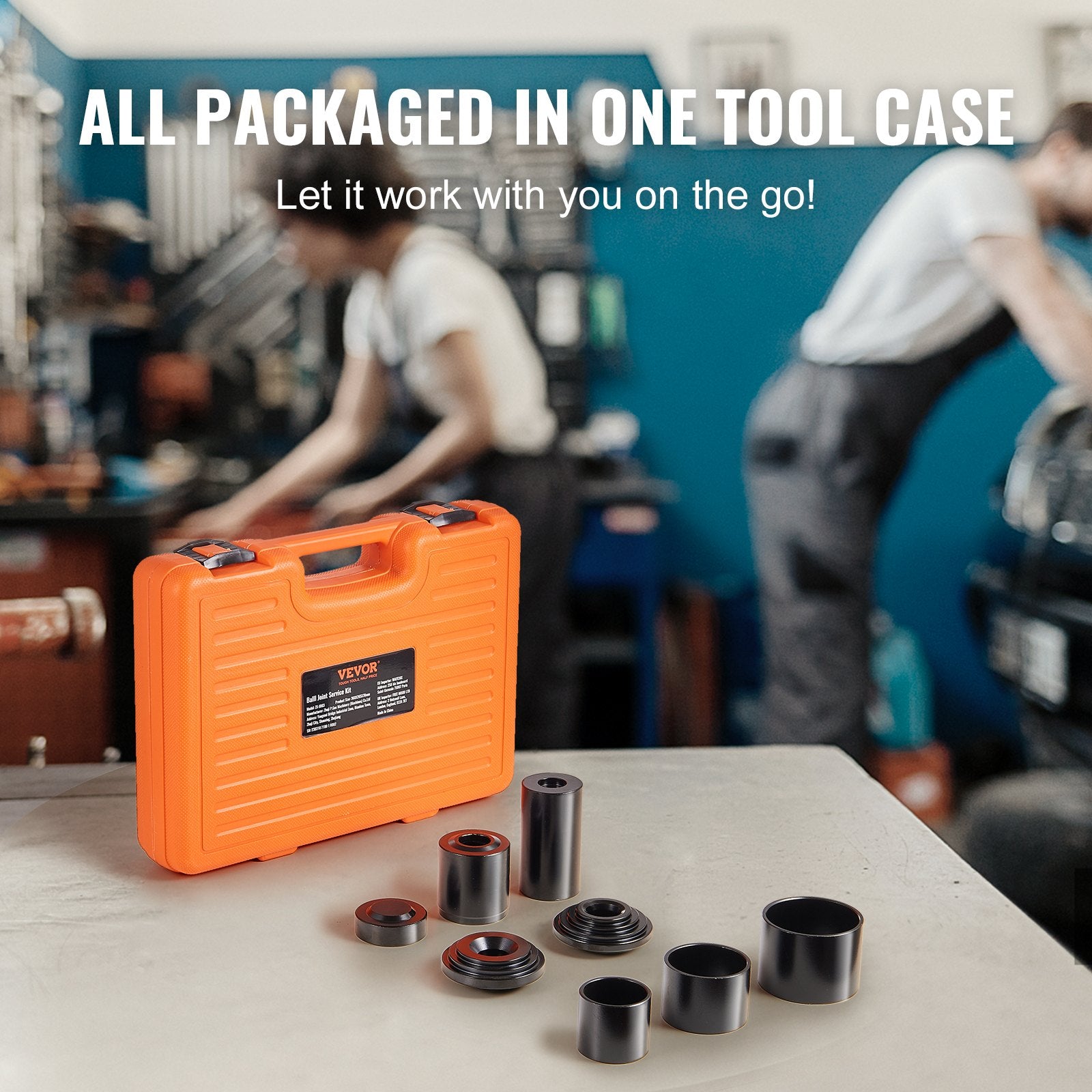 Ball Joint Press Kit, 10 pcsTool Kit, C-press Ball joint Remove and Install Tools, for Most 2WD and 4WD Cars, V952-QXJTYLJTJJZXDHJPLV0