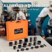 Ball Joint Press Kit, 21 pcs Tool Kit, C-press Ball joint Remove and Install Tools, for Most 2WD and 4WD V952-QXJTYLJTJJZXDUP3KV0