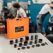 Ball Joint Press Kit, 21 pcs Tool Kit, C-press Ball joint Remove and Install Tools, for Most 2WD and 4WD V952-QXJTYLJTJJZXDUP3KV0