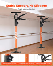 Cabinet Jack Support Pole, 2-Pack, 54-155 cm Steel Telescopic Quick Support Rod, Adjustable 3rd Hand System V952-QXKSCG2PCS19OZBOL001V0