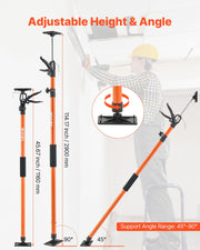 Cabinet Jack Support Pole, 2-Pack, 116-290 cm Steel Telescopic Quick Support Rod, Adjustable 3rd Hand System V952-QXKSCG2PCS45I1VOG001V0