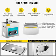 Ultrasonic Vinyl Record Cleaner 6L 40kHz Vinyl Ultrasonic Cleaning Machine Knob Control Record Ultrasonic V952-QXNGDHJ6L220VHT2LV3