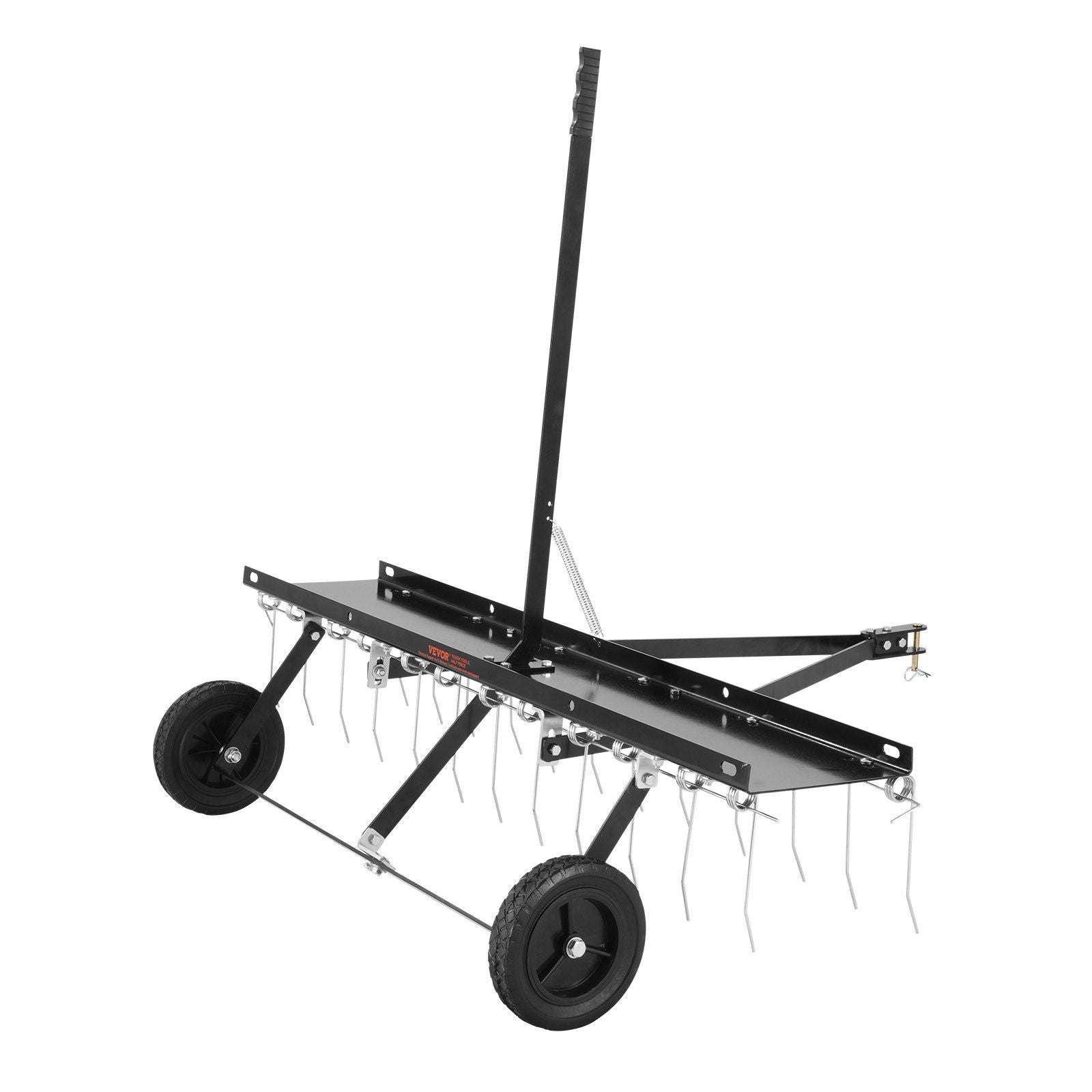 Tow Behind Dethatcher, 1219mm Tow Dethatcher with 24 Spring Steel Tines, Lawn Dethatcher Rake for ATV or V952-QXSCJ48QYGLJ9DV44V0