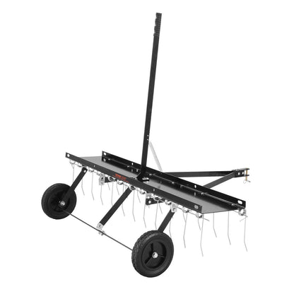 Tow Behind Dethatcher, 1219mm Tow Dethatcher with 24 Spring Steel Tines, Lawn Dethatcher Rake for ATV or V952-QXSCJ48QYGLJ9DV44V0