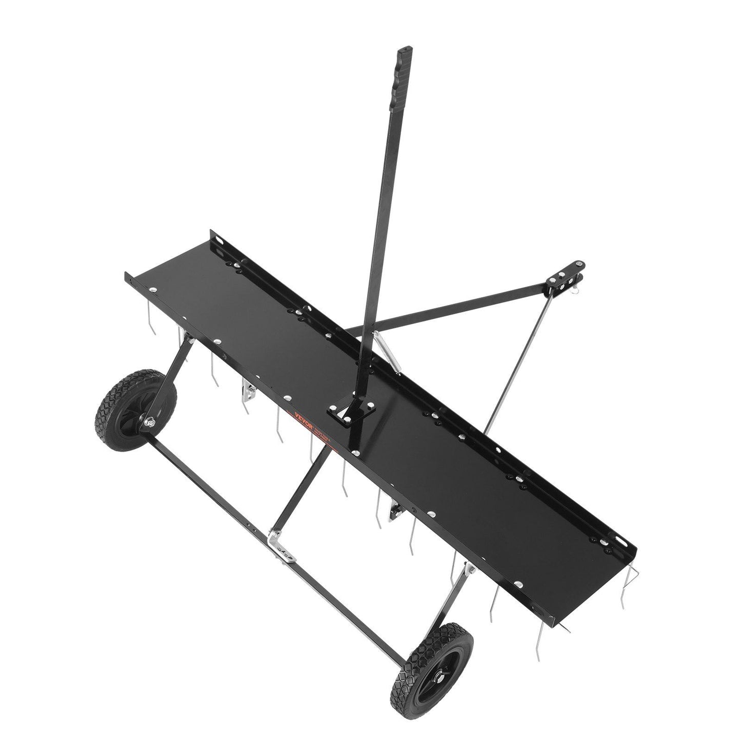 Tow Behind Dethatcher, 1219mm Tow Dethatcher with 24 Spring Steel Tines, Lawn Dethatcher Rake for ATV or V952-QXSCJ48QYGLJ9DV44V0