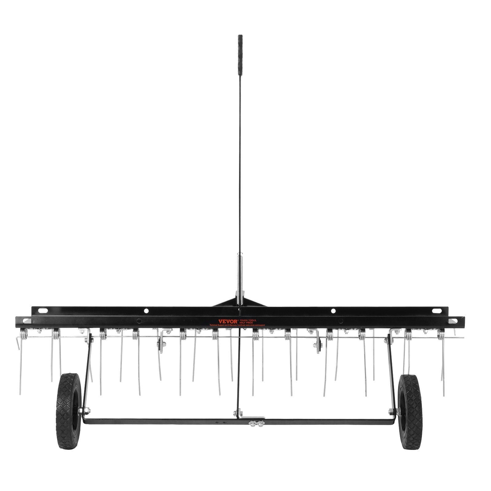 Tow Behind Dethatcher, 1219mm Tow Dethatcher with 24 Spring Steel Tines, Lawn Dethatcher Rake for ATV or V952-QXSCJ48QYGLJ9DV44V0