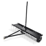 Tow Behind Dethatcher, 1015mm Tow Dethatcher with 20 Spring Steel Tines, Lawn Dethatcher Rake for ATV or V952-QXSCJDHC40QYY2E4BV0