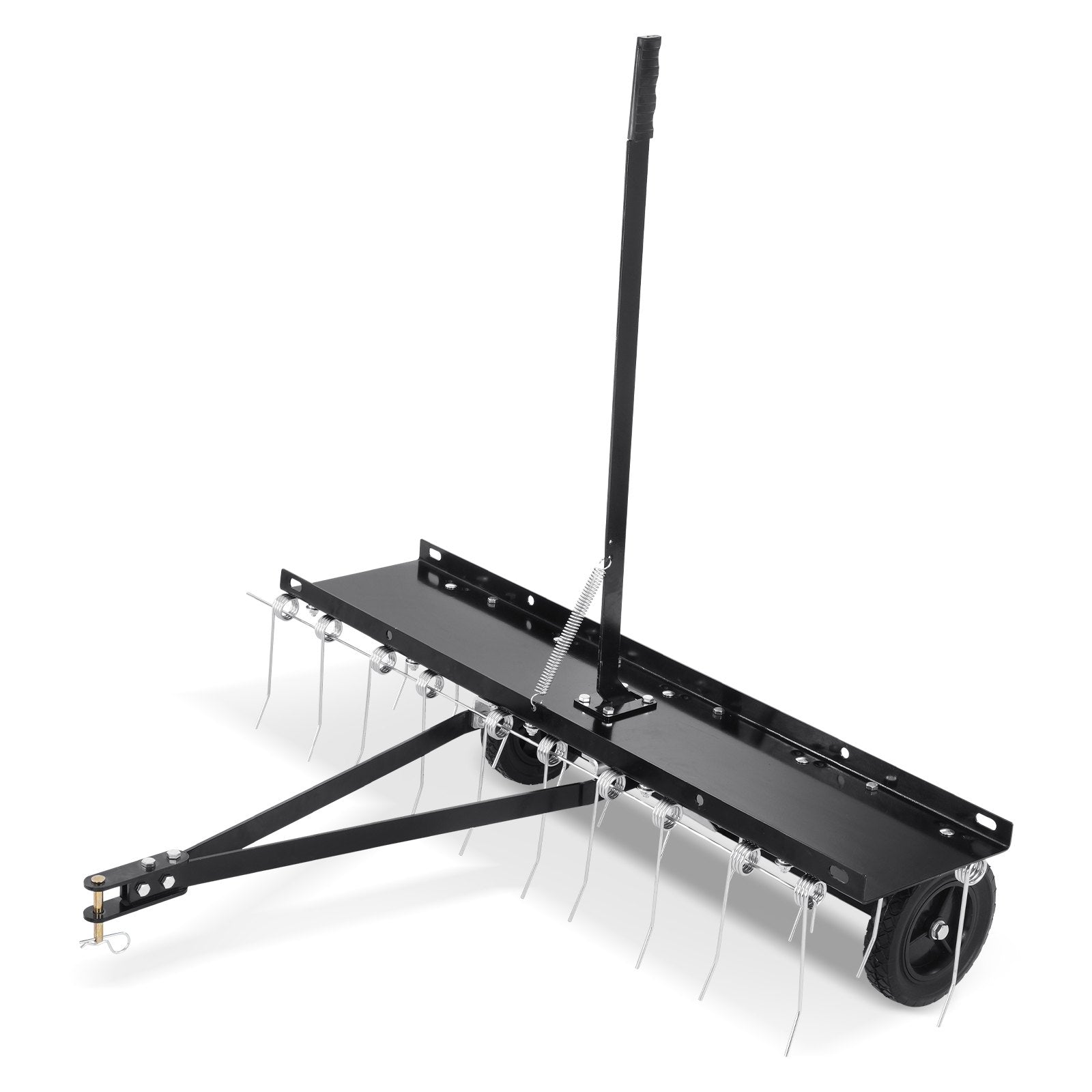 Tow Behind Dethatcher, 1015mm Tow Dethatcher with 20 Spring Steel Tines, Lawn Dethatcher Rake for ATV or V952-QXSCJDHC40QYY2E4BV0