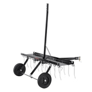 Tow Behind Dethatcher, 1015mm Tow Dethatcher with 20 Spring Steel Tines, Lawn Dethatcher Rake for ATV or V952-QXSCJDHC40QYY2E4BV0