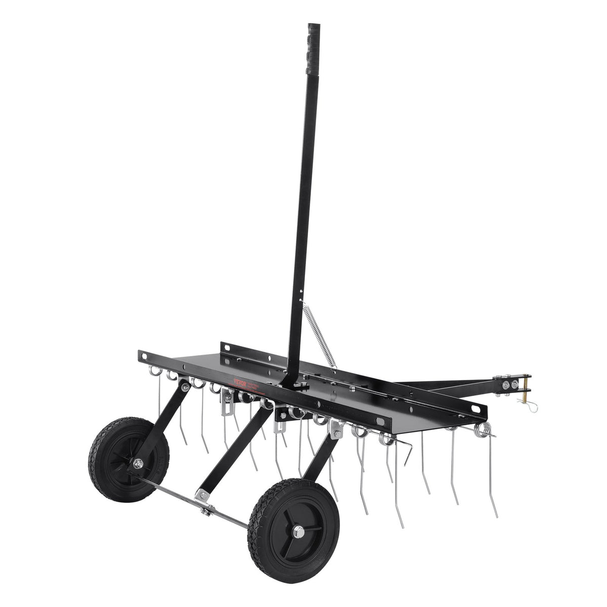Tow Behind Dethatcher, 1015mm Tow Dethatcher with 20 Spring Steel Tines, Lawn Dethatcher Rake for ATV or V952-QXSCJDHC40QYY2E4BV0