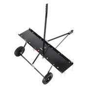 Tow Behind Dethatcher, 1015mm Tow Dethatcher with 20 Spring Steel Tines, Lawn Dethatcher Rake for ATV or V952-QXSCJDHC40QYY2E4BV0
