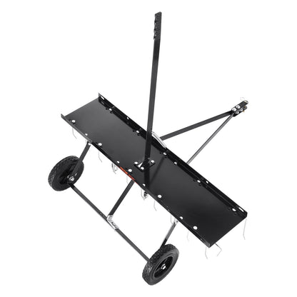 Tow Behind Dethatcher, 1015mm Tow Dethatcher with 20 Spring Steel Tines, Lawn Dethatcher Rake for ATV or V952-QXSCJDHC40QYY2E4BV0