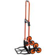 Stair Climbing Cart, 54 kg Stair-Climbing Capacity, Portable Folding Trolley Cart with Telescoping Handle, 6 V952-QXTCSPLCHJG23BKCT001V0