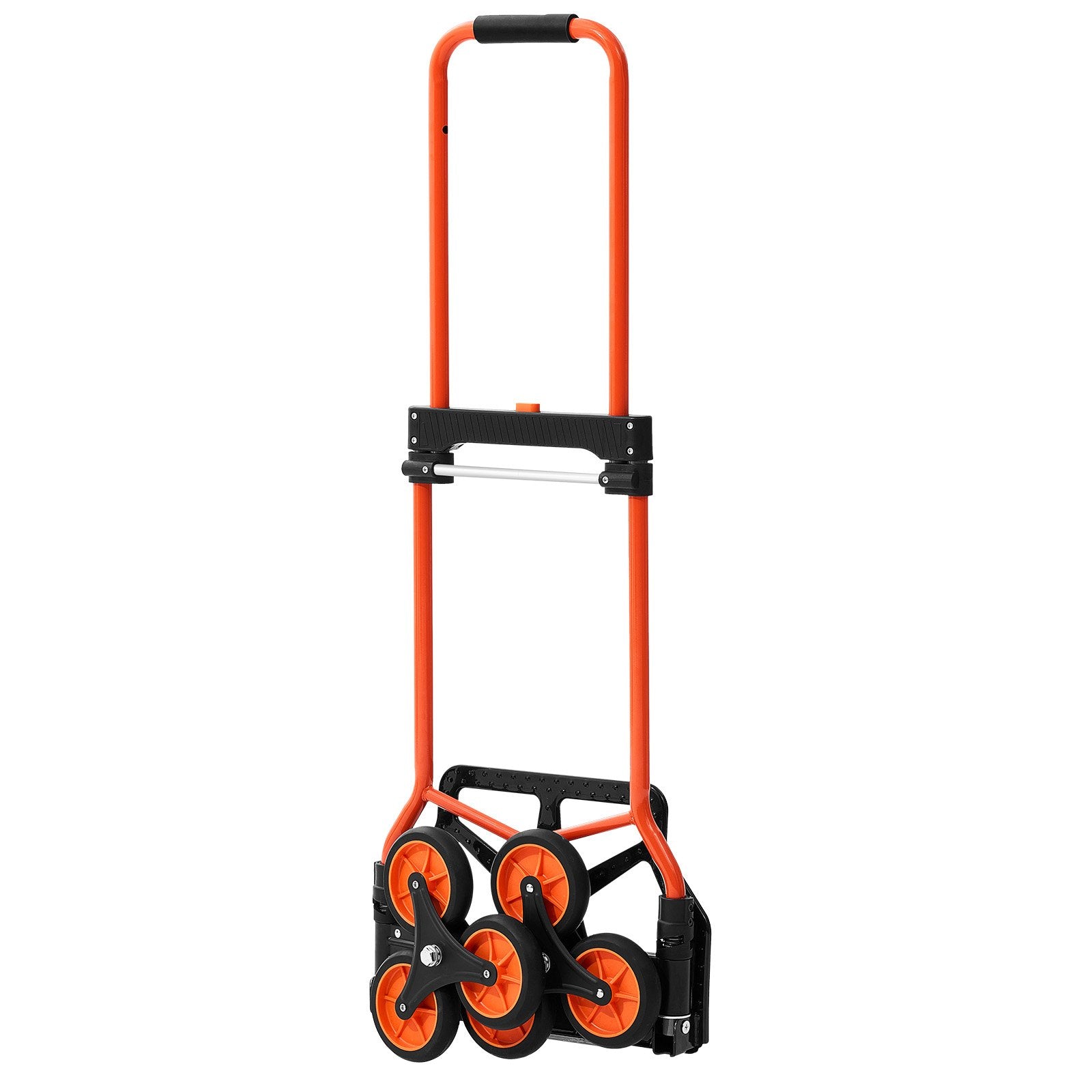 Stair Climbing Cart, 54 kg Stair-Climbing Capacity, Portable Folding Trolley Cart with Telescoping Handle, 6 V952-QXTCSPLCHJG23BKCT001V0