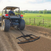 Drag Harrow, 66" Width Tow Behind Drag Harrow, Q235 Steel Driveway Grader with Adjustable Bars & Pin Hitch, V952-QYP66INCHESQIYRIOV0