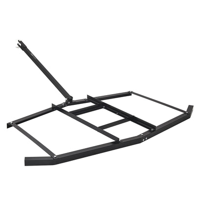 Drag Harrow, 74" Width Tow Behind Drag Harrow, Q235 Steel Driveway Grader with Adjustable Bars & Pin Hitch, V952-QYP74INCHESQZ4JIFV0