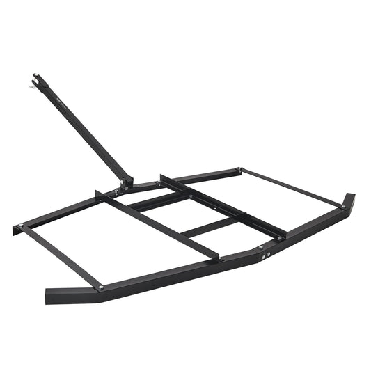 Drag Harrow, 74" Width Tow Behind Drag Harrow, Q235 Steel Driveway Grader with Adjustable Bars & Pin Hitch, V952-QYP74INCHESQZ4JIFV0