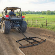Drag Harrow, 74" Width Tow Behind Drag Harrow, Q235 Steel Driveway Grader with Adjustable Bars & Pin Hitch, V952-QYP74INCHESQZ4JIFV0