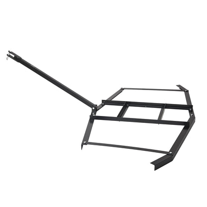 Drag Harrow, 74" Width Tow Behind Drag Harrow, Q235 Steel Driveway Grader with Adjustable Bars & Pin Hitch, V952-QYP74INCHESQZ4JIFV0
