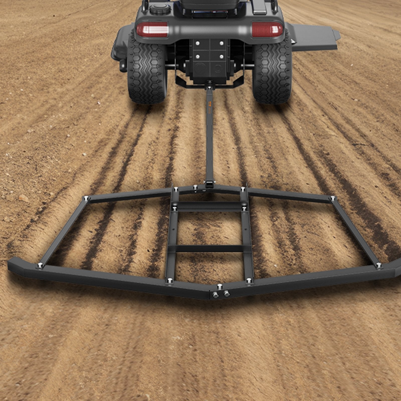 Driveway Drag, 76.57" Width Tow Behind Drag Harrow, Q235 Steel Driveway Grader with Adjustable Bars, Support V952-QYPQYP74INCH4BO1ZV0
