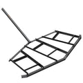Driveway Drag, 84" Width Tow Behind Drag Harrow, Q235 Steel Driveway Grader with Adjustable Bars, Support up V952-QYPQYP84INCHPS1WAV0