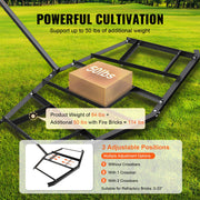 Driveway Drag, 84" Width Tow Behind Drag Harrow, Q235 Steel Driveway Grader with Adjustable Bars, Support up V952-QYPQYP84INCHPS1WAV0